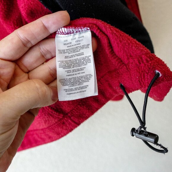 Columbia Jacket Women's Sz Small Red Benton Springs Full Zip Fleece Gorpcore - Picture 6 of 6